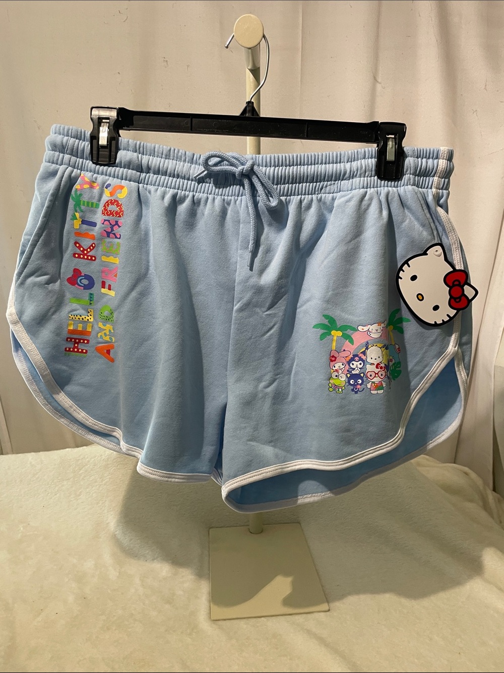 NEW Hello Kitty Friends Light Blue Shorts